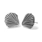 Silver Shells Silver Post