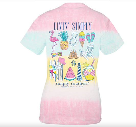 Livin Simply List Tee -