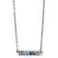 Spectrum Light Blue Bar Necklace - JM6763