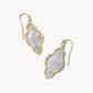 Abbie Drop Earrings Gold Rhodium Mix