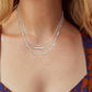 Addison Silver Multi Strand Necklace