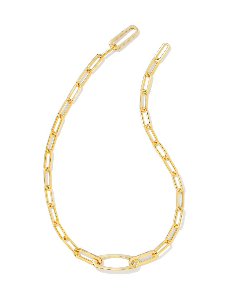 ADELINE CHAIN NECKLACE GOLD METAL - She Chester