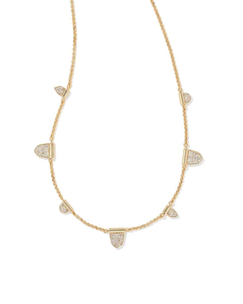 ADELINE STRAND NECKLACE GOLD METAL - She Chester