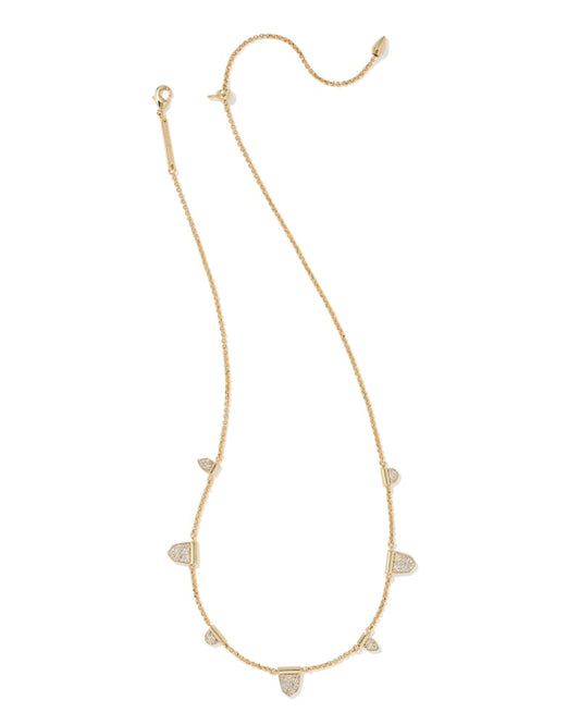 ADELINE STRAND NECKLACE GOLD METAL - She Chester