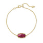 Elaina Slide Bracelet Gold/Rasp Labradorite