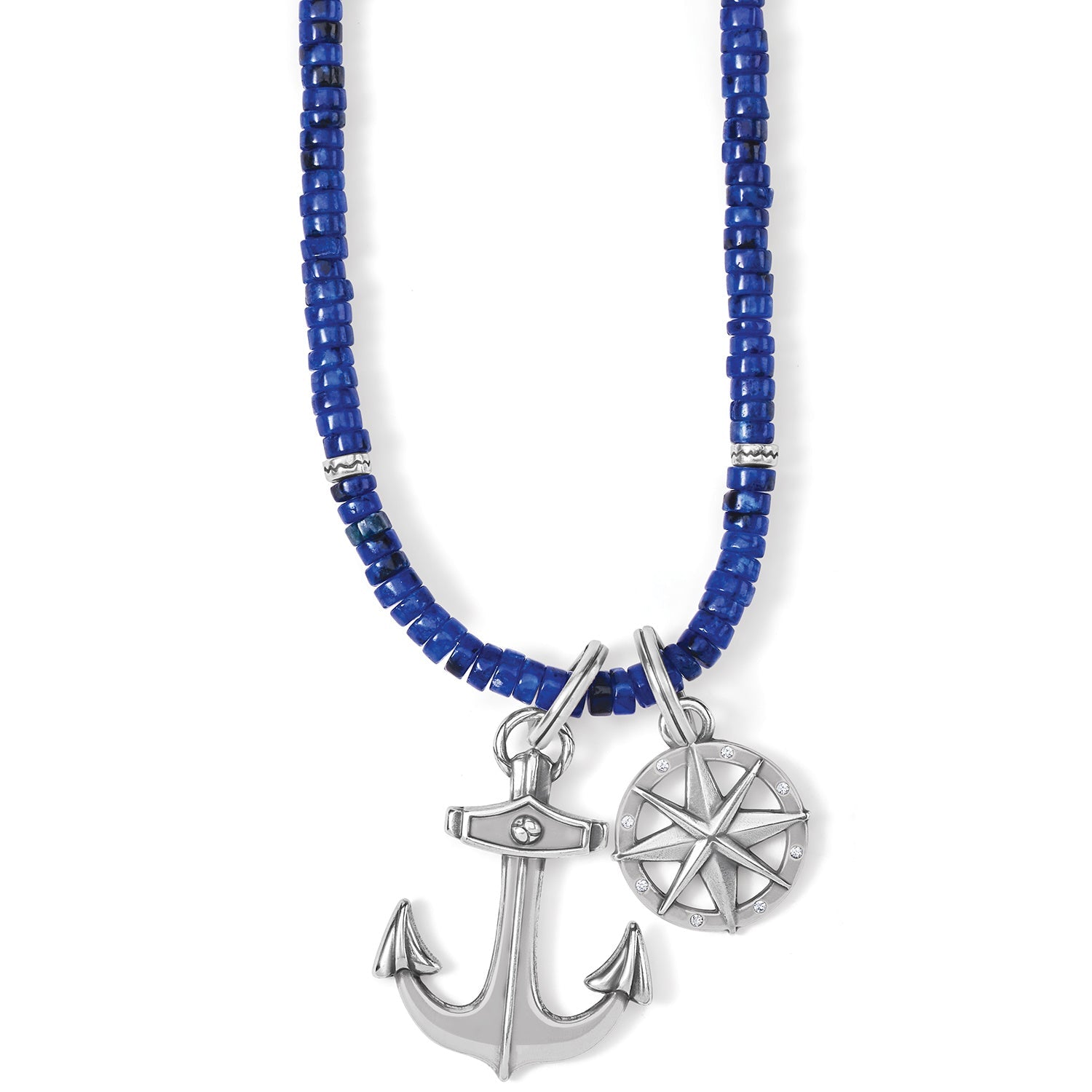 Anchor and Soul Navy Necklace - She Chester