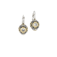 Antiqua Circle French Wire Earrings F3066 - AF00 - She Chester