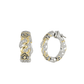 Antiqua Three Circle Pavé Snuggy Earrings G2984 - AF00 - She Chester