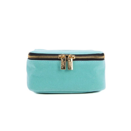 Aquamarine Velvet Hidden Gem Jewelry Case - She Chester