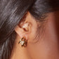 Arden Huggie Ear Gold Crystal - She Chester