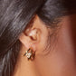 Arden Huggie Ear Gold Crystal
