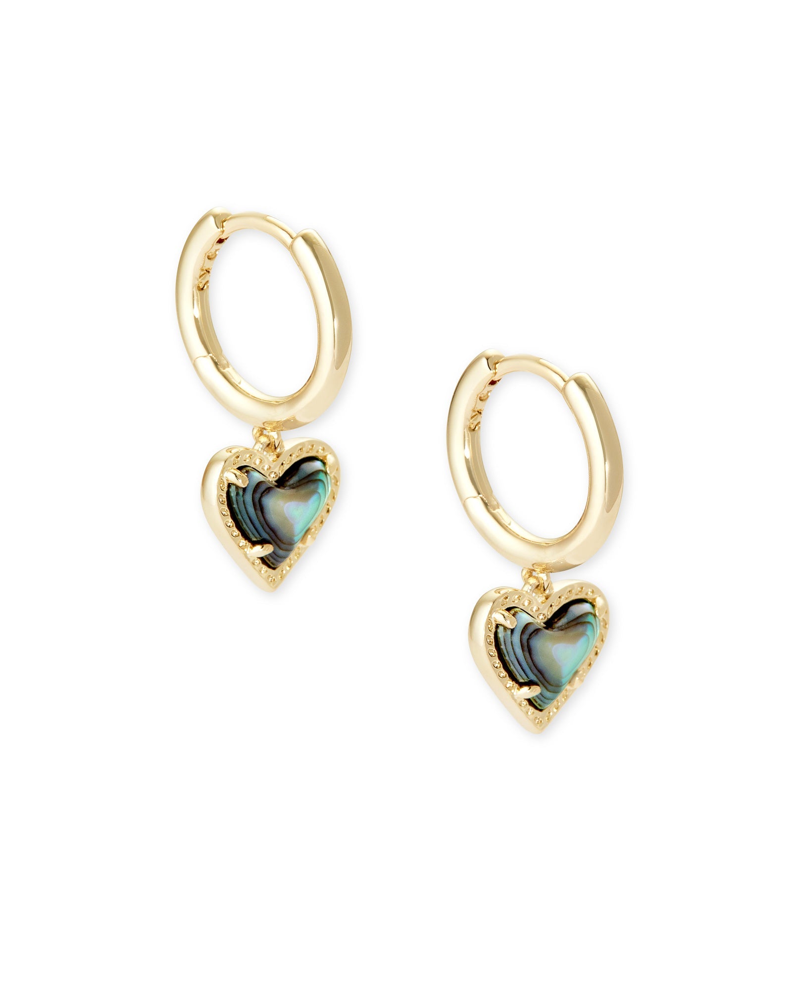 Ari Abalone Shell Huggie - She Chester