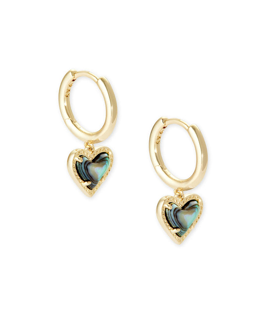 Ari Abalone Shell Huggie - She Chester