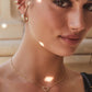 Ari Heart Delicate Bracelet Gold White Crystal - She Chester