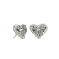 Ari Platinum Rhodium Studs - She Chester