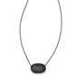 Baguette Elisa Gunmetal Black Drusy - She Chester