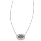 Baguette Elisa Rhod Platinum Drusy - She Chester