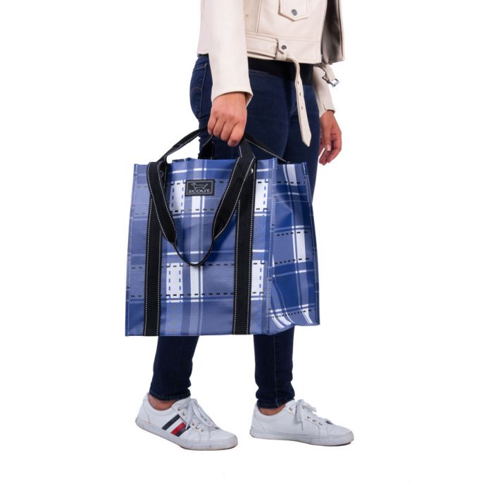 Baguette Market Tote - Tartan Sheen - She Chester