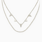 Demi Rhod Multi Strand Necklace
