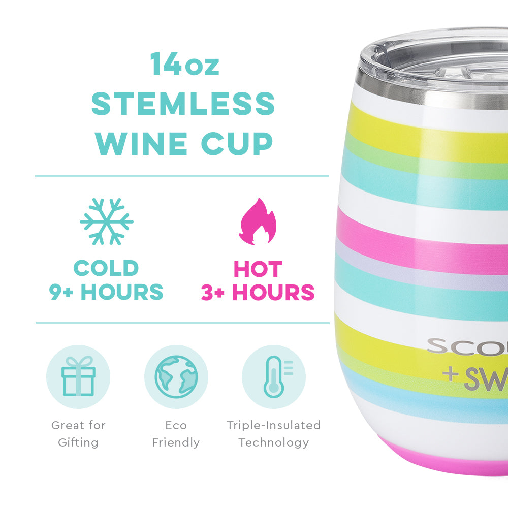 SCOUT Sweet Tarts Stemless Wine Cup (14oz)