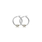 Beaded Pavé Hoop Earrings - She Chester