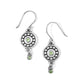 Pebble Peridot Earrings