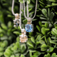 Beijos Cor 10x10mm Cushion Cut Pendant Necklace K5246 - A603 - She Chester