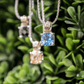 Beijos Cor 10x10mm Cushion Cut Pendant Necklace K5246 - A603 - She Chester
