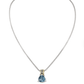 Beijos Cor Trillion Cut Pendant Necklace K5254 - A603 - She Chester