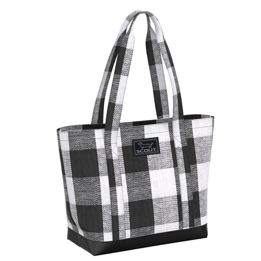 Black Check Toteworthy Shoudler Bag - She Chester