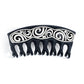 Black London Groove Large Hair Clip - J81833 - She Chester