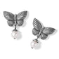 Bloom Butterfly Pearl Earrings - She Chester