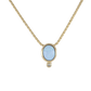 Blue Opal Diamond Pendant K5572 - G6F3 - She Chester