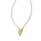 Bolt Gold Pendant Necklace - She Chester