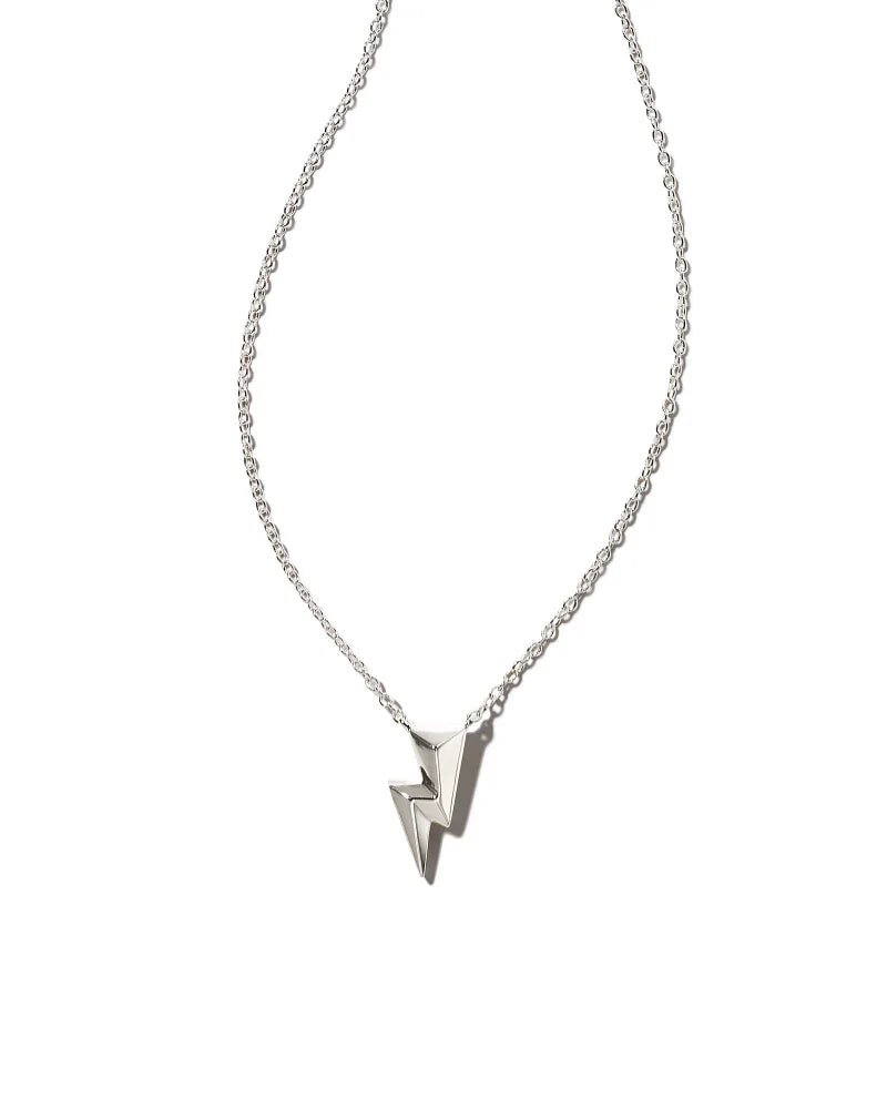 Bolt Rhod Pendant Necklace - She Chester