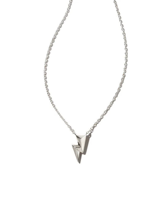 Bolt Rhod Pendant Necklace - She Chester