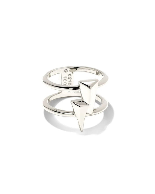 Bolt Rhod Ring sz 8 - She Chester