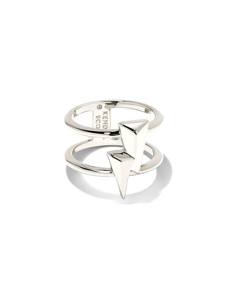Bolt Ring Rhod - sz 6 - She Chester