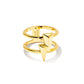 Bolt Gold Ring sz 9