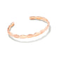 BROOKE CUFF BRACELET ROSE GOLD METAL - She Chester
