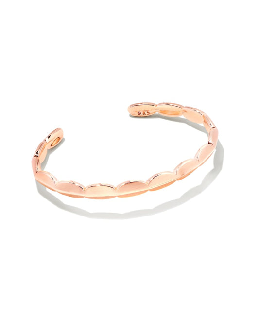 BROOKE CUFF BRACELET ROSE GOLD METAL - She Chester
