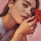BROOKE HOOP EARRINGS GOLD METAL - She Chester
