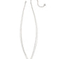 BROOKE MULTI STRAND NECKLACE RHODIUM METAL - She Chester