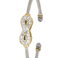 Celebration Petite Pavé Infinity Wire Cuff Bracelet B5240-AF00
