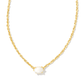 Cailin Pendant Necklace Gold Ivory MOP - She Chester