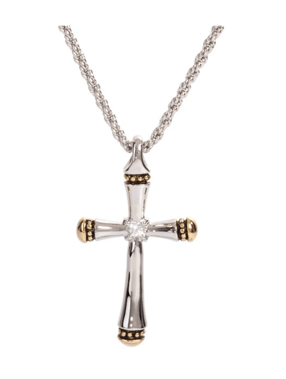 Canias Collection Single Row Cross with Chain K5007 - A0F5 - She Chester