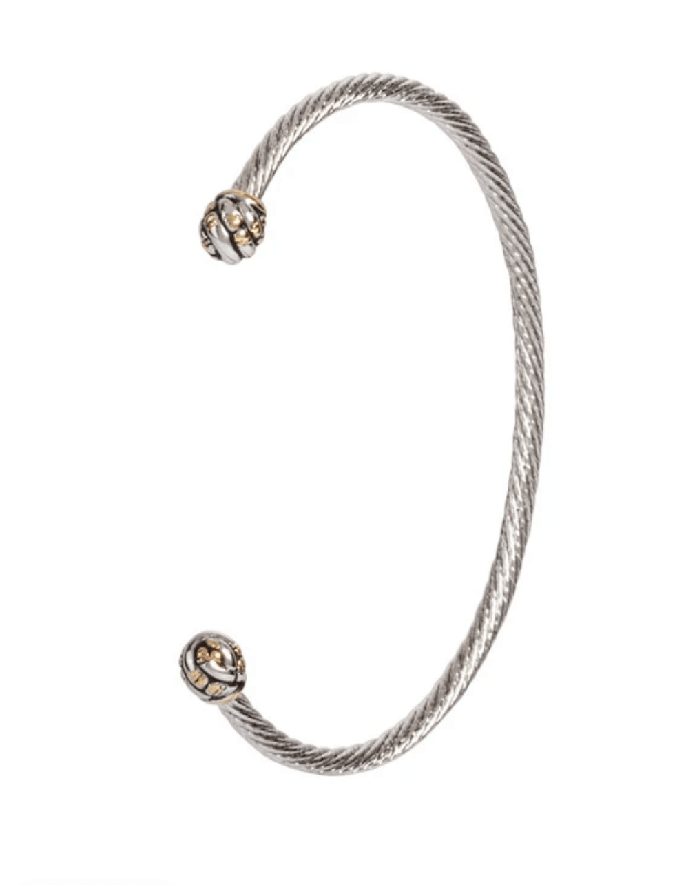 Canias Original Collection Thin Wire Cuff Bracelet B4074 - A000 - She Chester
