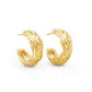CAPRISE HOOP EARRINGS GOLD METAL - She Chester
