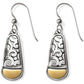 Catania Black French Wire Earrings - JA3610 - She Chester