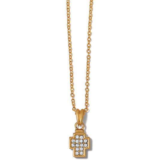 Meridian Zenth Gold Cross Necklace - JM7373